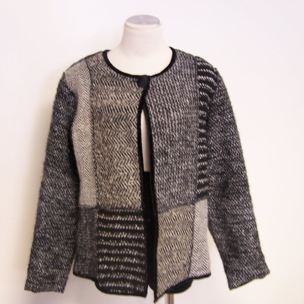 Coldwater Creek Jacket/Sweater Sm NEW Patchwork